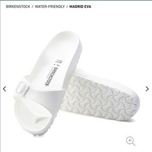 NWOT Birkenstock Madrid EVA Sandals in White (38)